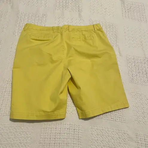 Bermuda Boden 9" yellow  chino casual shorts size 12 SH2 8016