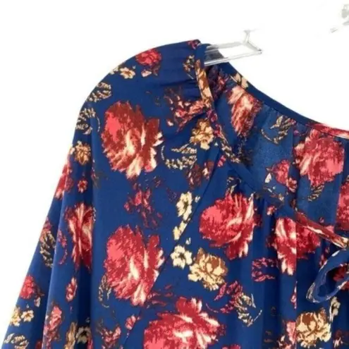 Lily White Floral Peasant Boho Tunic Dress