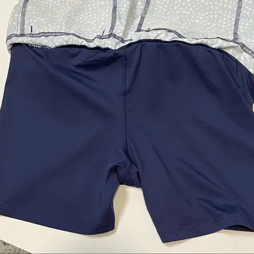 Cypress Club Blue Depths Geometric Print Skort Size S