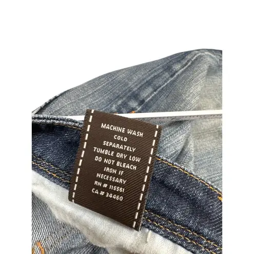 Seven 7 Womens Blue denim wide Leg Jeans 26 SKU 7419