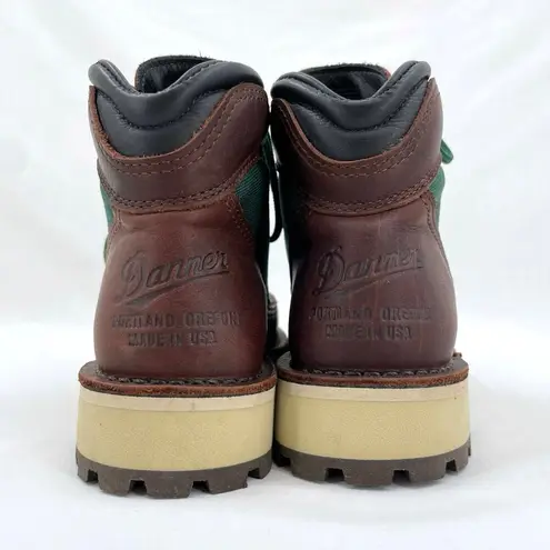 Danner Ridge Smores Brown Green Leather Outdoor Hiking Boots Gorpcore Women’s 8