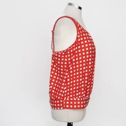 Sea Level Swim. Eco Essentials Blouson Tank Singlet Top. Red Size 14