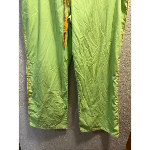 Sb Scrubs Lucky Lime Green Scrub Pants Woman’s Size XL -FLAWED