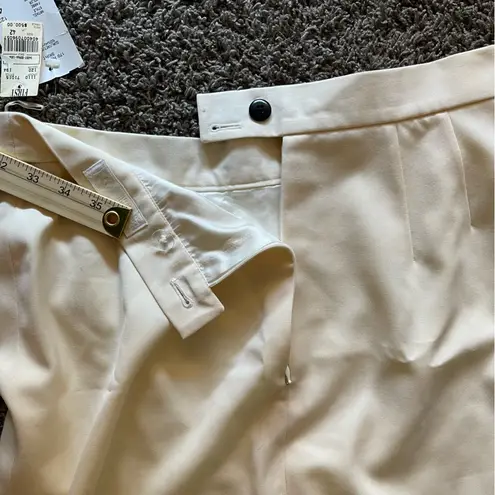 VTG NWT 80s Escada Margaretha Ley Cream Midi Skirt Midi Sz 42 Wool Blend READ