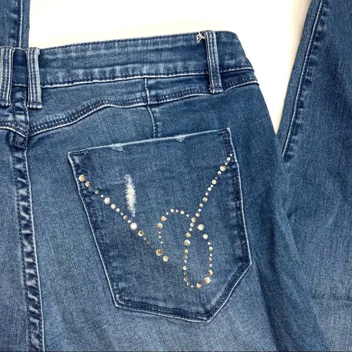 Bebe  | Rhinestone Penelope Rhinestone Skinny Jeans 29