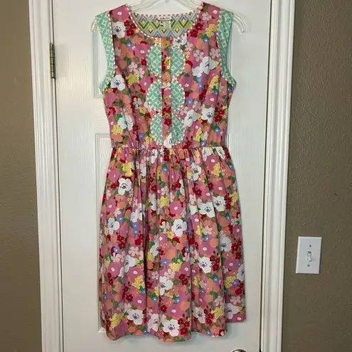 Matilda Jane Floral Leah Dress It’s a Wonderful Parade Women’s Size Small