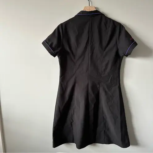 Hard Rock Cafe Vintage 90s Waitress Employee Uniform Dress Sz 12 Save The Planet