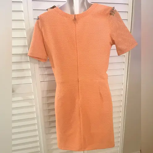 Mustard Seed NWT  Peach cutout Mini Dress Size  Large Cutout Casual