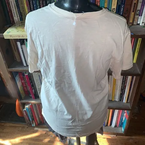 Blank Paige Kill them With Kindness L ivory graphic basic tee