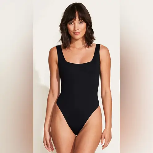 Vitamin A NWT Cheeky Mika One Piece - Black EcoLux Sz Small $165