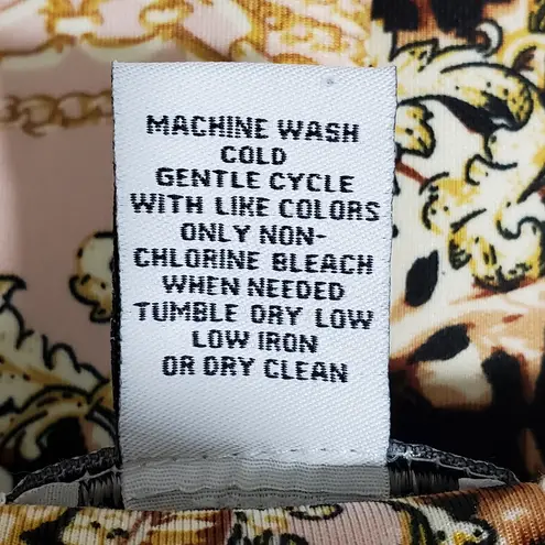 Carmen Marc Valvo CARMEN MARC VALVO LADIES PULL-ON PENCIL SKIRT Animal Print Size M