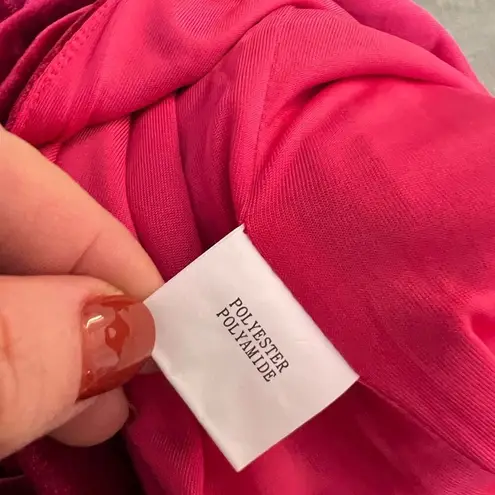 Abyss By Abby Maroon Velvet Sleeveless Bodycon Midi Dress Size XS