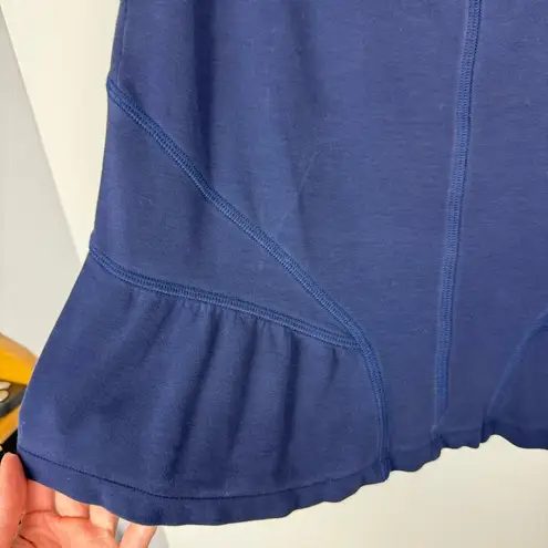 Love moschino Jersey Knit Skirt Sz 6 Navy Blue