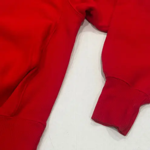 Vintage Embroidered Wisconsin Badgers Red Crewneck Sweatshirt Athletic Sz Small