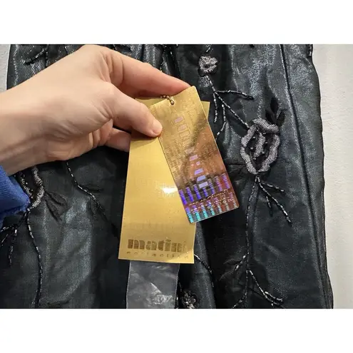 Matini Y2K Black Ombre Beaded Deadstock Prom Dress Size 12