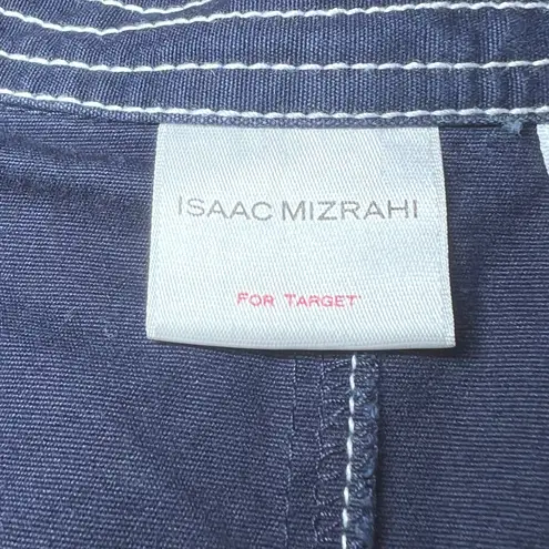 Isaac Mizrahi for Target Dress Womens Small Blue Sleeveless Button Up Collar
