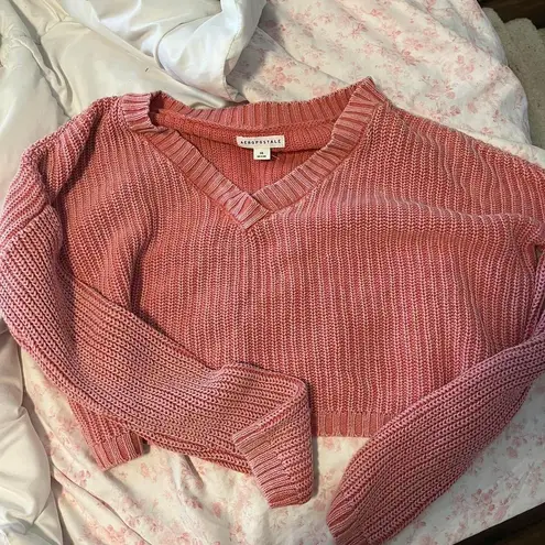 American Eagle  Outfitters Oversized Cropped Sweater