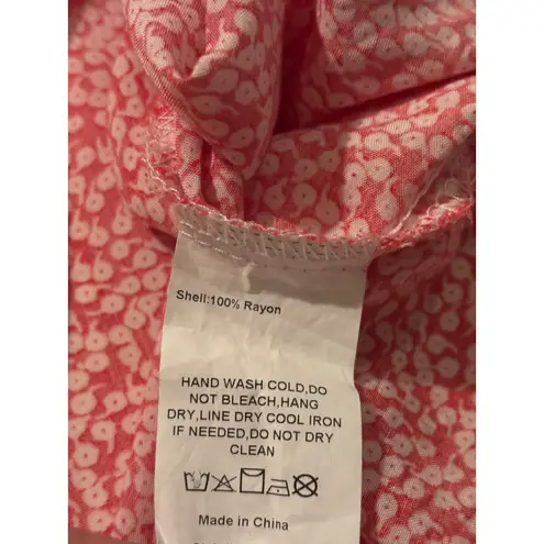 Weekend Suzanne Betro Red Floral Print Sleeveless Tank Top XL