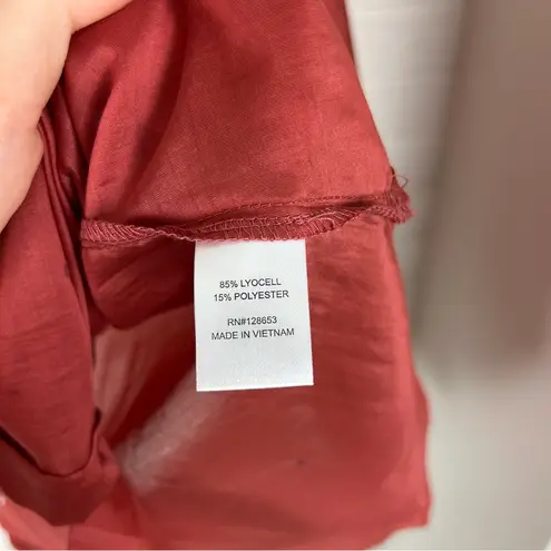 Evereve Bailey 44 Sheer Rhinestone Gem Button Down Shirt Size L