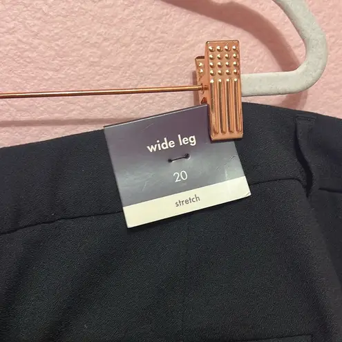 Ava & Viv Wide Leg Black Stretch Pants. Size 20
