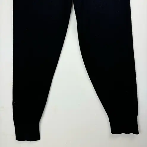 Zyia Active Womens Black Soft n Warm Joggers Sz Large Ribbed Cozy Knit