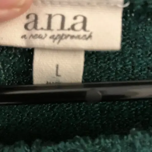 a.n.a Womens  Green Pullover Sweater - Size L