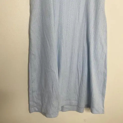 PINK K Kmart Blue Lightweight Knit Mini Pajama Dress Size Medium