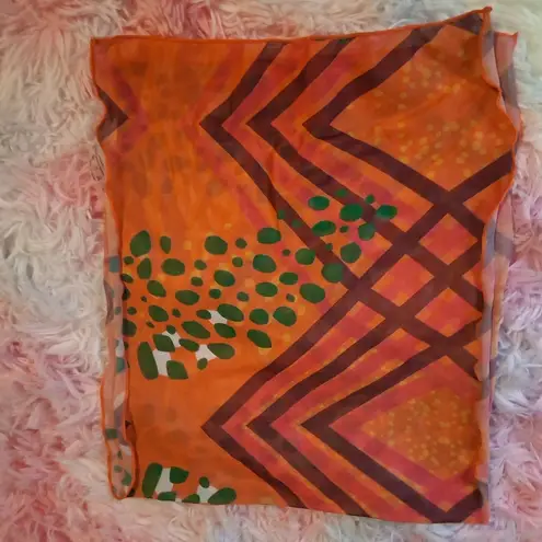 NWOT Vibrant Orange One Piece Swimsuit Size M