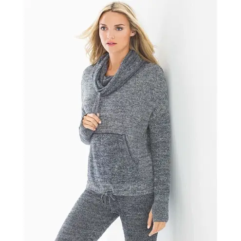 Barefoot Dreams CozyChic Lite Pebble Beach Pullover Hoodie Medium