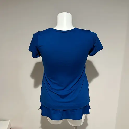 Soft Surroundings Soft‎ Surroundings Willa Short Sleeved Tee Top Shirt Windsor Blue size XS NWT