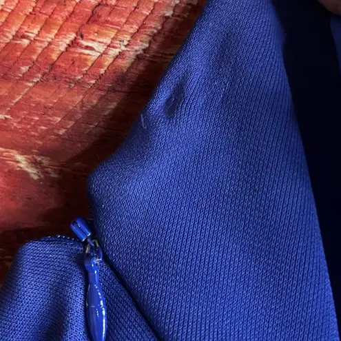 Badgley Mischka Mark & James Blue One Shoulder Dress Size Small