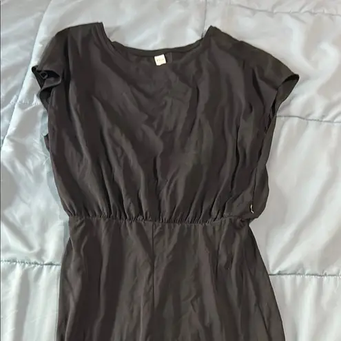 Zyia black Casual Dolman Sleeve Jumpsuit