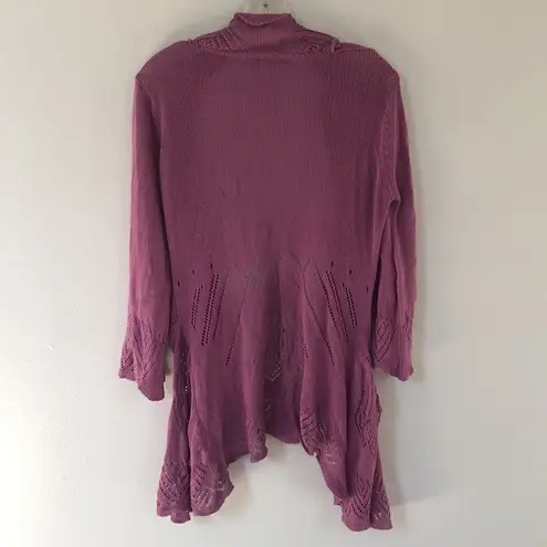 SLine lavendar cardigan. Size Medium. Purple