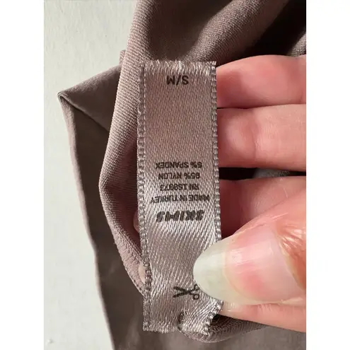 SKIMS NWOT Essential mock neck Sleeveless bodysuit S/M Tigers eye