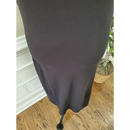 Black Bead Boutique Women's Cotton Sleeveless Round Neck Long Maxi Dress Size L