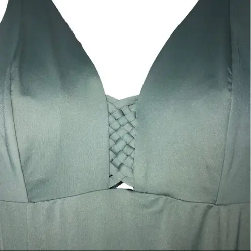 Sea Level Australia Plunge Multifit One Macrame in Khaki 4 NWT Green