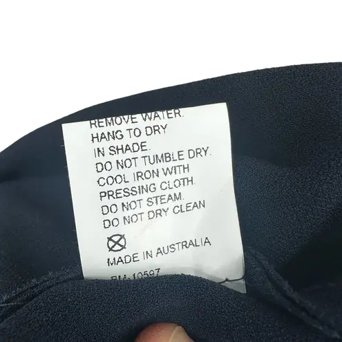 Bec & Bridge Be Mine Asymmetric One Shoulder Dress Ink Navy Blue Size US 12