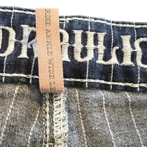 Hydraulic Striped High Rise Ankle Wide Leg Women's Jeans Size 16