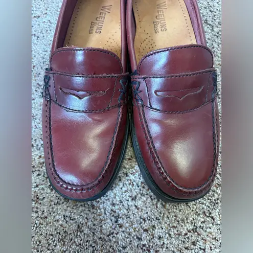 G.H. BASS Weejuns Katherine II Women’s LeatherPenny Loafer | Burgundy | Size 5 Red