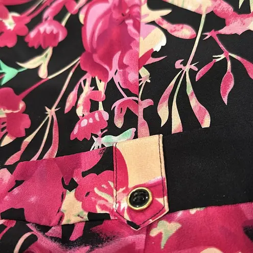 Anthropologie NEW ANTHRO YUMI KIM CINIAS SHORT SLEEVE SILK FLORAL ONE PIECE JUMPSUIT XS