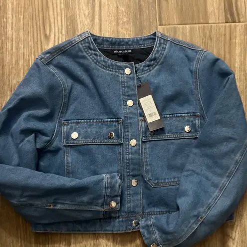 Veronica Beard Brandy denim Womens jacket Small $428
