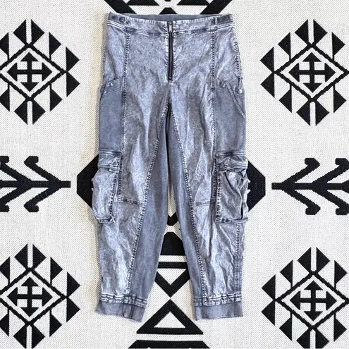 Free People Movement FP Movement Fast Track Cargo Jogger Pants in Washed Black Large