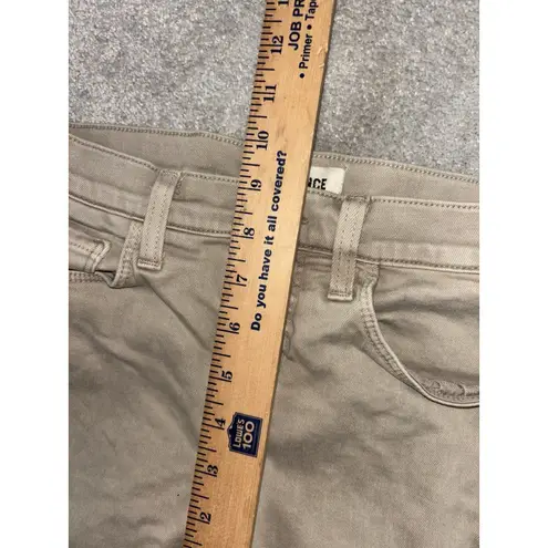 L'Agence L Agence Womens Alexia High Rise Cigarette Cropped Jeans Tan Denim Size 24