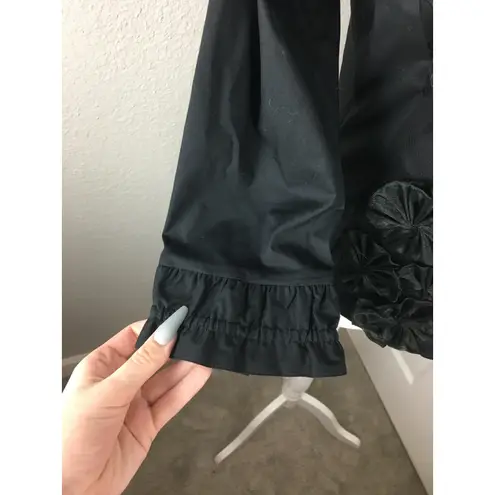 Samuel Dong 3D Flower Applique Button Down