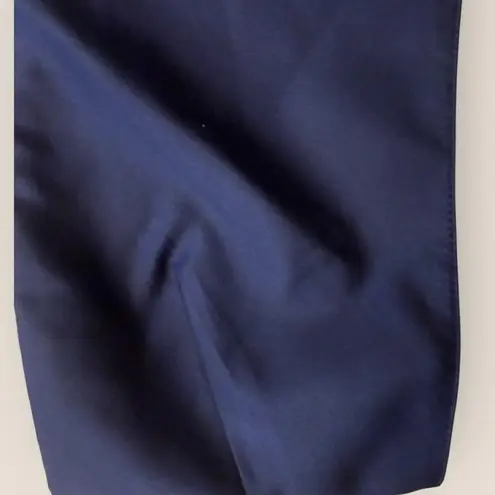 We Wore What | Duchess Satin Bandeau Top | Navy | Size 4 | NWT