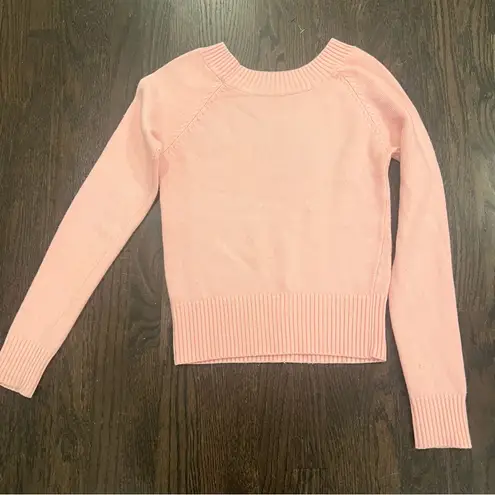Barbie Light Pink Crew Neck Sweater Size M
