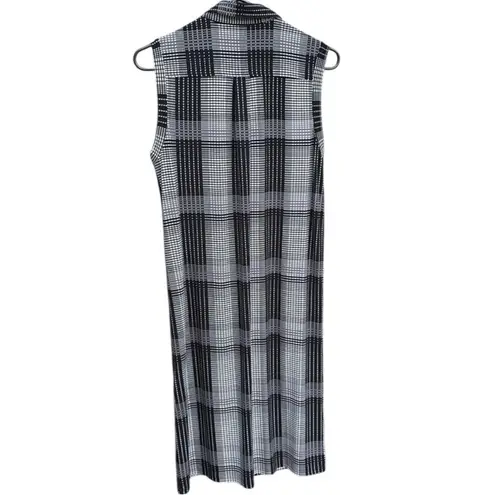 Brooks Brothers Like New Sleeveless Button
Front Stretch Midi Dress Medium