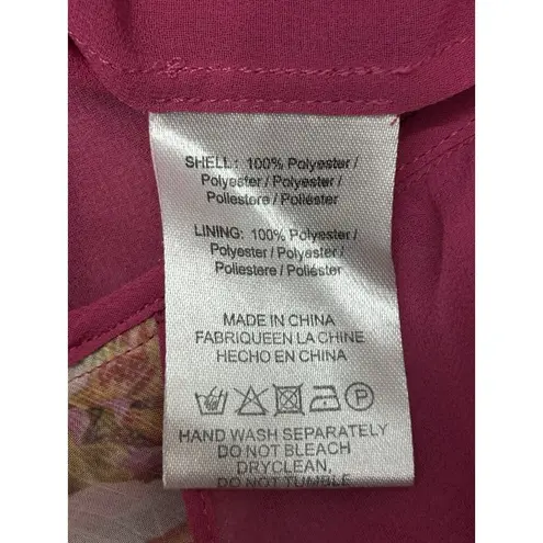 Sau Lee 10 Freida Silk Pink Floral Dress Party Wedding Event Summer Vacation