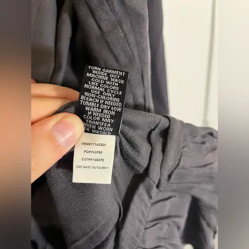 Torrid Cotton GrungeSailor Button Twill Peplum Hem Georgette Fabric Layer Jacket