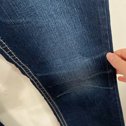 Silver Jeans Suki bootcut fluid denim low rise contrast stitch jeans size 27